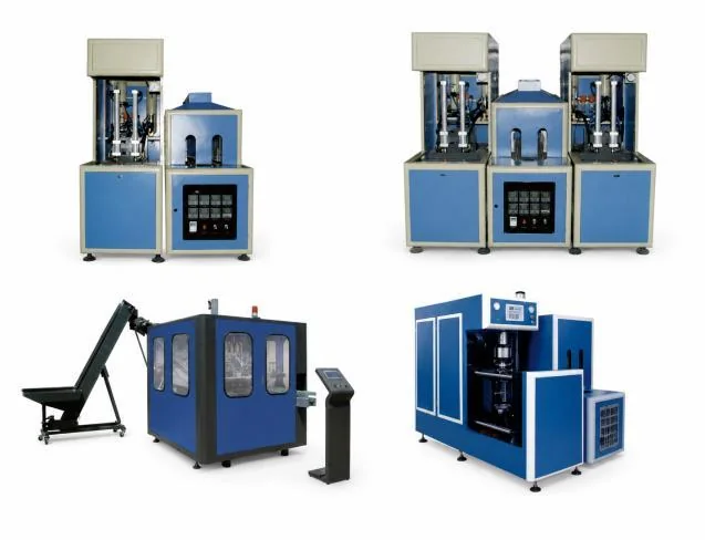 Catalog reference showing PET bottle blow-molding equipment options