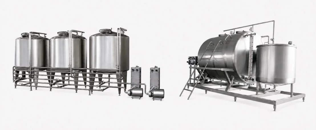 Automatic clean in place system for beverage and water processing