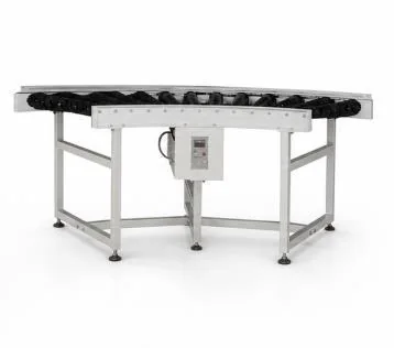 Bottle conveyor and accumulation table for line balancing