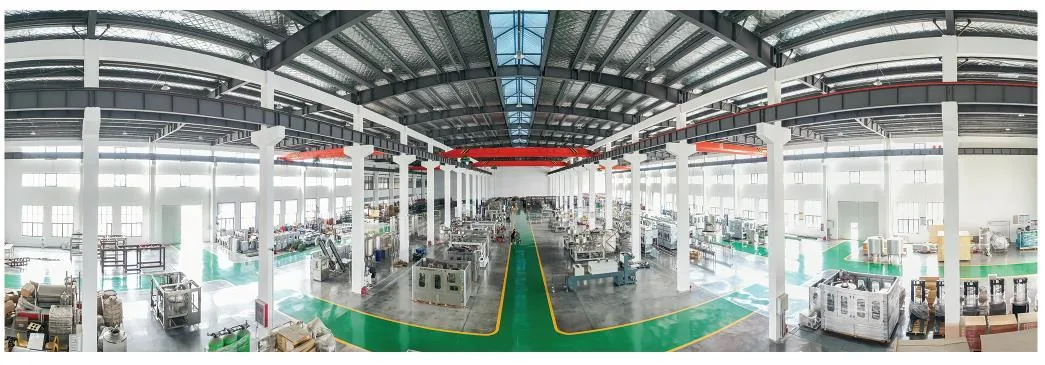 Wide beverage equipment manufacturing floor shown in the Allot Tech Beverage Bottling Catalog 2026
